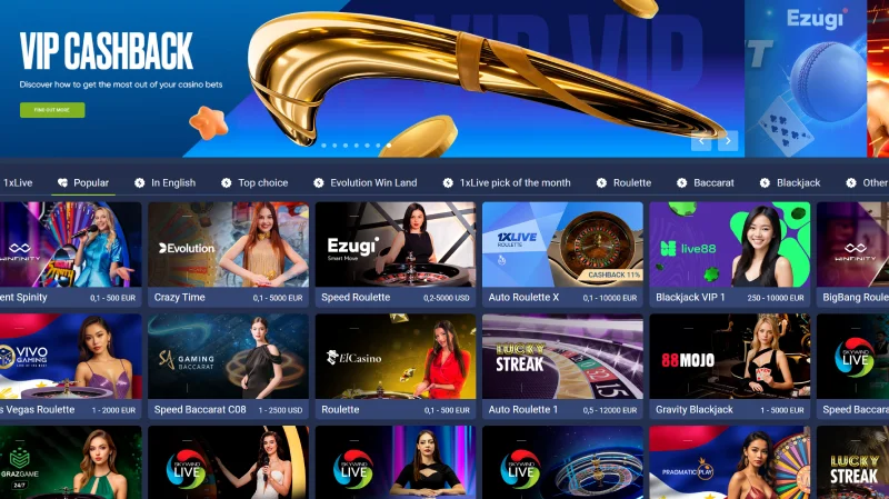 Live Casino – Real Casino Thrill Online