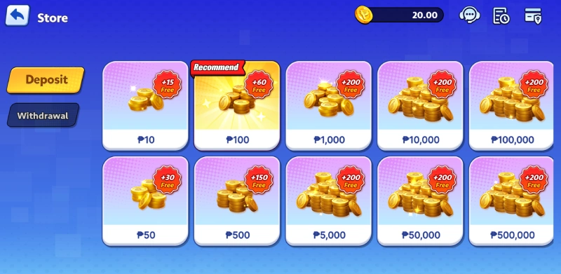 PlayTime Deposit Method